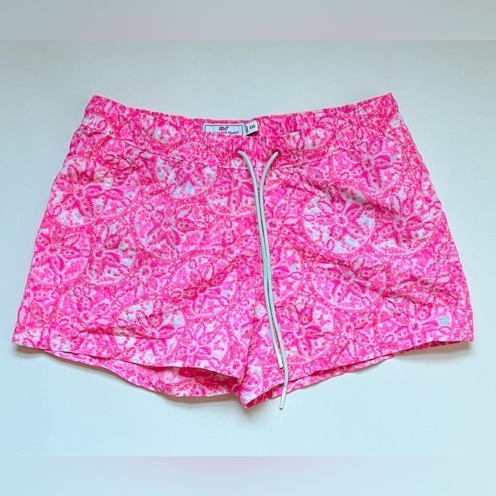 Vineyard Vines Performance Printed Shorts Hot Pink